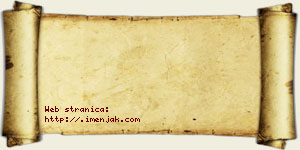 Večerinka Vilimonović vizit kartica